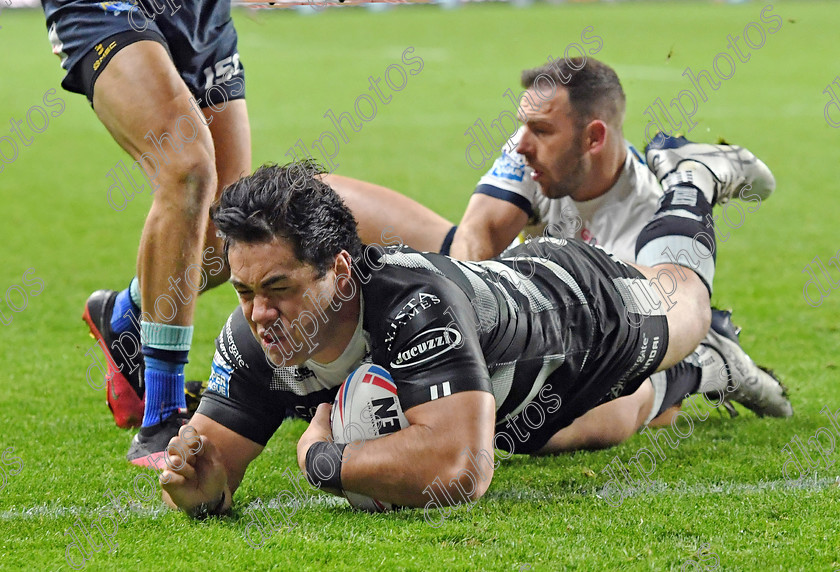 SavelioAndre4-8-1020jr 
 Hull FC's Andre Savelio scores his sides second try

Betfred Super League XXV Hull FC v Leeds Rhinos 08/10/20 (Pic by John Rushworth) 
 Keywords: Rugby, Rugby League, Sport, Betfred, Leeds, Rhinos, Hull, FC, Emerald, Stadium, Headingley