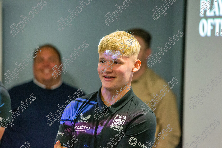 AP5786 
 Hull FC Academy Presentation Evening

players player of the year Callum Kemp with player iof the season Will Kirby