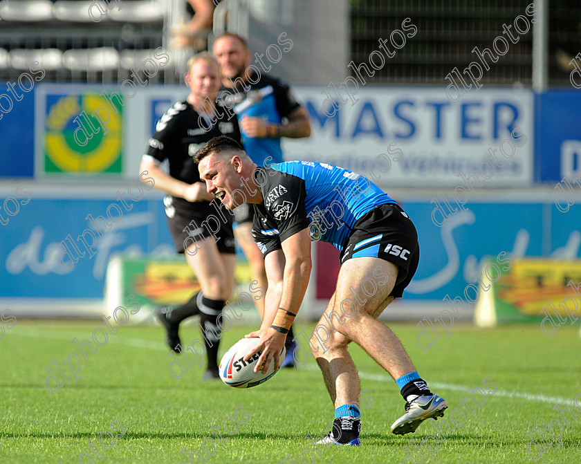 BuchananKieran-Try2-22-0619pr 
 Rugby League, 2019 BETFRED SUPER LEAGUE game, round 19, Gilbert Brutus stadium Perpignan France, Dragons Catalans (Perpignan) vs HULL FC, saturday june 22, 2019 - 
HULL FC won 10 - 50

Credit Photo : Pascal RODRIGUEZ