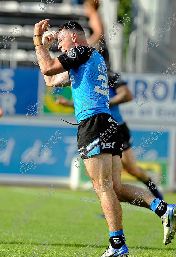 BuchananKieran-Celebrates2-22-0619pr 
 Rugby League, 2019 BETFRED SUPER LEAGUE game, round 19, Gilbert Brutus stadium Perpignan France, Dragons Catalans (Perpignan) vs HULL FC, saturday june 22, 2019 - 
HULL FC won 10 - 50

Credit Photo : Pascal RODRIGUEZ