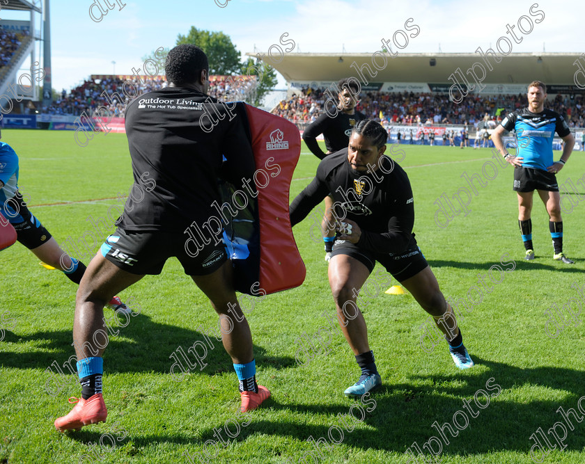 HullFC-PreMatch1-22-0619pr 
 Rugby League, 2019 BETFRED SUPER LEAGUE game, round 19, Gilbert Brutus stadium Perpignan France, Dragons Catalans (Perpignan) vs HULL FC, saturday june 22, 2019 - 
HULL FC won 10 - 50

Credit Photo : Pascal RODRIGUEZ