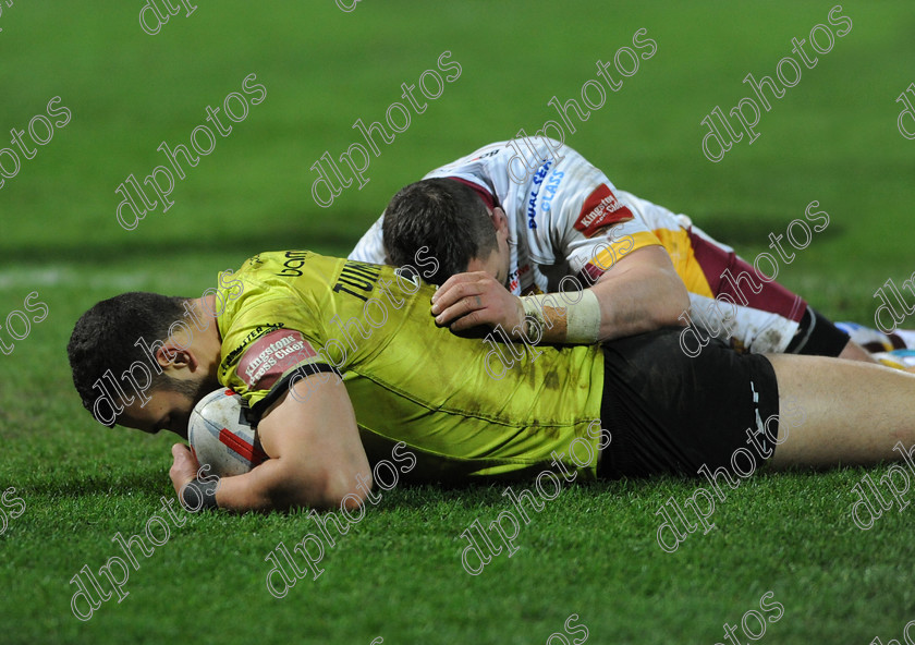 TuimavaveCarlos-Try4-2-0317 
 Super League XXII Huddersfield v Hull FC Thusday 2 March