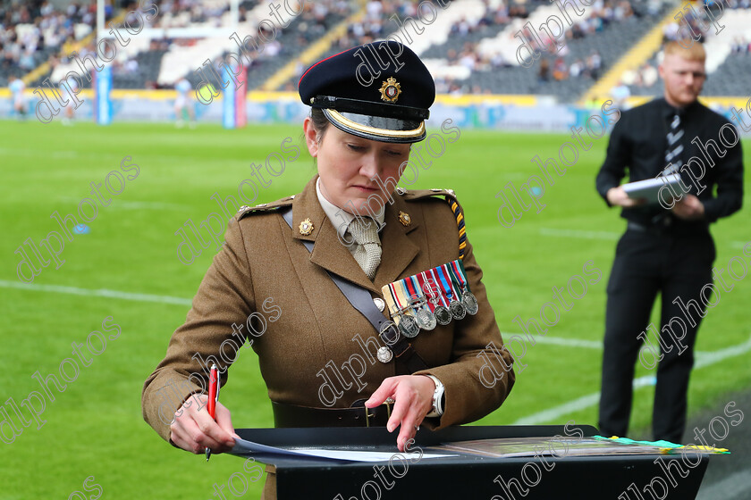 HFC LR0144 
 Hull Fc v Leeds Rhinos
Armed Forces Day,
Hull FC, Kinetic Laboratories, Mezz Uk Ltd, Atropa Pharmacy sign teh Armed Forces Covenant