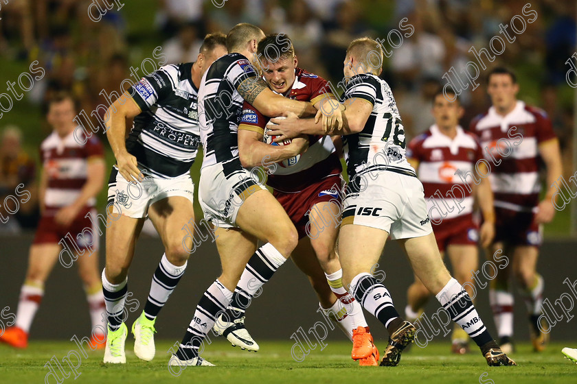 JBON1057 
 Super League Hull FC v Wigan in Sydney Saturday 10 Februay