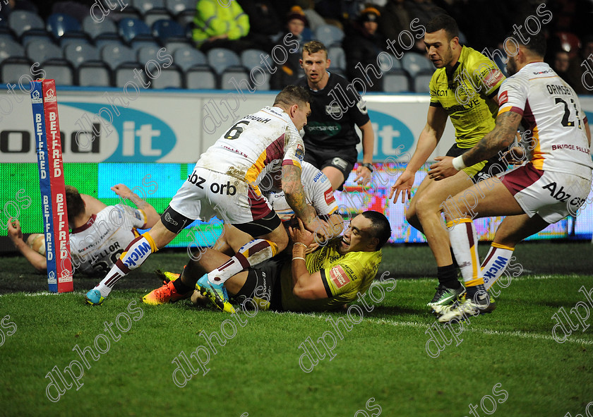 FonuaMahe8-2-0317 
 Super League XXII Huddersfield v Hull FC Thusday 2 March