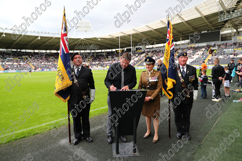 HFC LR0134 
 Hull Fc v Leeds Rhinos
Armed Forces Day,
Hull FC, Kinetic Laboratories, Mezz Uk Ltd, Atropa Pharmacy sign teh Armed Forces Covenant