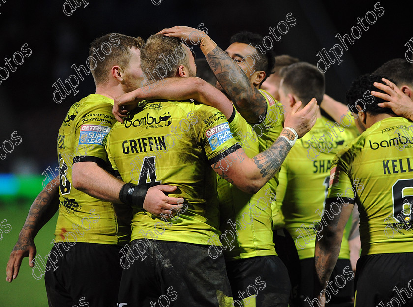 HullFC-Celebrate8-2-0317 
 Super League XXII Huddersfield v Hull FC Thusday 2 March