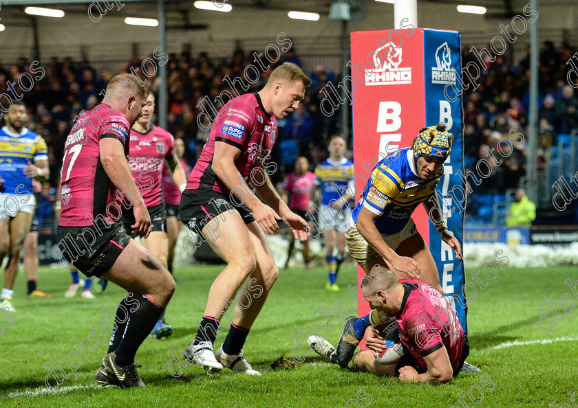 HadleyDean1-8-0318rl 
 Super League Leeds Rhinos v Hull FC Thursday 8 March