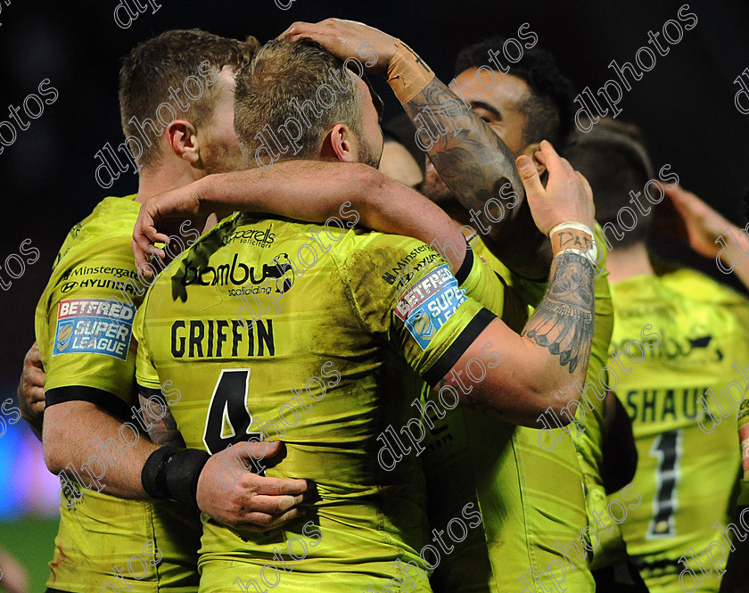 HullFC-Celebrate6-2-0317 
 Super League XXII Huddersfield v Hull FC Thusday 2 March