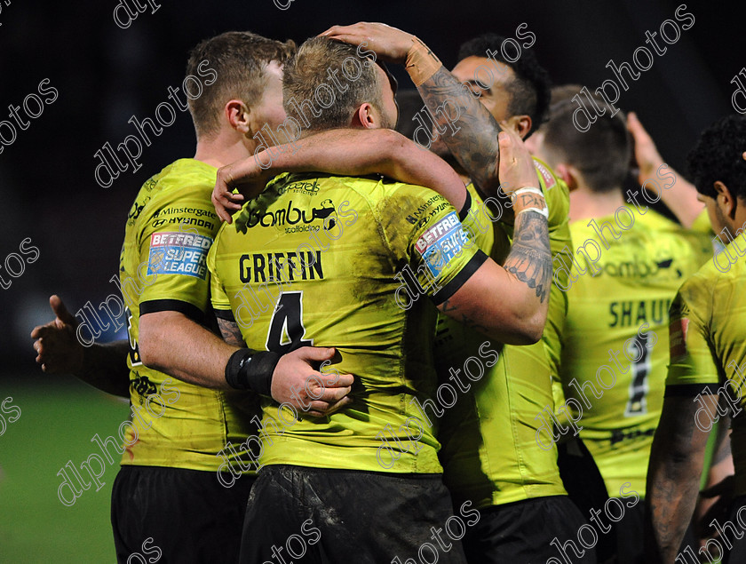 HullFC-Celebrate7-2-0317 
 Super League XXII Huddersfield v Hull FC Thusday 2 March