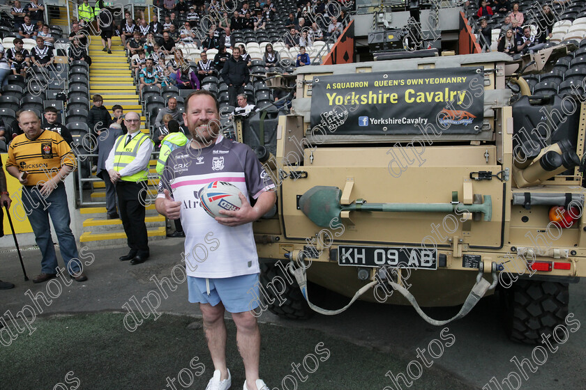 HFC LR1434 
 Hull Fc v Leeds Rhinos
Armed Forces Day,
Half time - Boot It