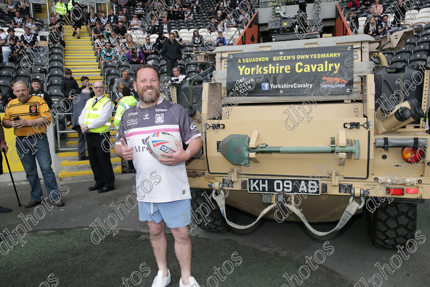 HFC LR1433 
 Hull Fc v Leeds Rhinos
Armed Forces Day,
Half time - Boot It