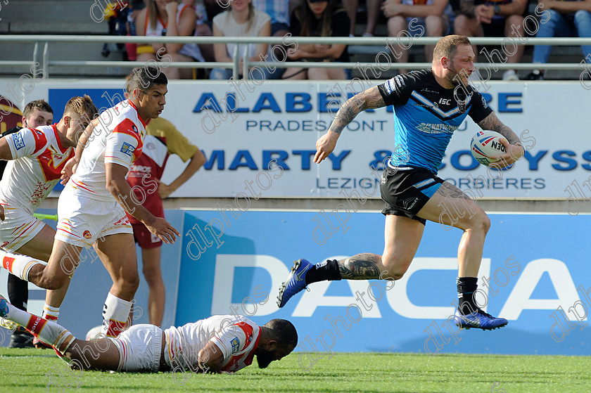 GriffinJosh3-22-0619pr 
 Rugby League, 2019 BETFRED SUPER LEAGUE game, round 19, Gilbert Brutus stadium Perpignan France, Dragons Catalans (Perpignan) vs HULL FC, saturday june 22, 2019 - 
HULL FC won 10 - 50

Credit Photo : Pascal RODRIGUEZ