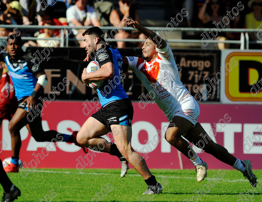 ConnorJake1-22-0619pr 
 Rugby League, 2019 BETFRED SUPER LEAGUE game, round 19, Gilbert Brutus stadium Perpignan France, Dragons Catalans (Perpignan) vs HULL FC, saturday june 22, 2019 - 
HULL FC won 10 - 50

Credit Photo : Pascal RODRIGUEZ