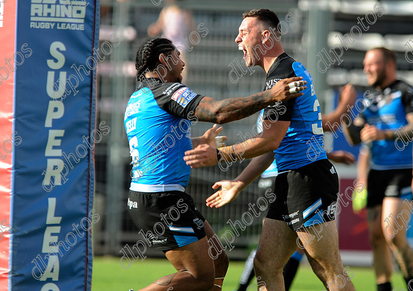 Buchanan-Kelly-Celebrate1-22-0619pr 
 Rugby League, 2019 BETFRED SUPER LEAGUE game, round 19, Gilbert Brutus stadium Perpignan France, Dragons Catalans (Perpignan) vs HULL FC, saturday june 22, 2019 - 
HULL FC won 10 - 50

Credit Photo : Pascal RODRIGUEZ